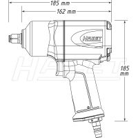 HAZET 9012EL-SPC/4 Гайковерт пневматический 1/2, 1700 Nm - вид 5 миниатюра