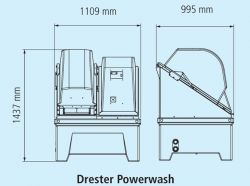Drester Powerwash W-450-2AD Мойка для колес в шиномонтаже - вид 2 миниатюра